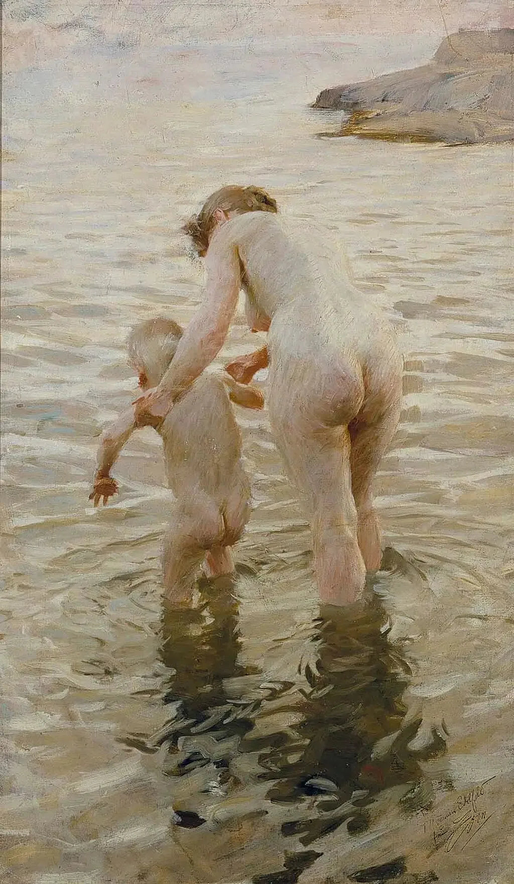 La première fois - Anders Zorn image 1 reproduction d’œuvre d’art à l’huile