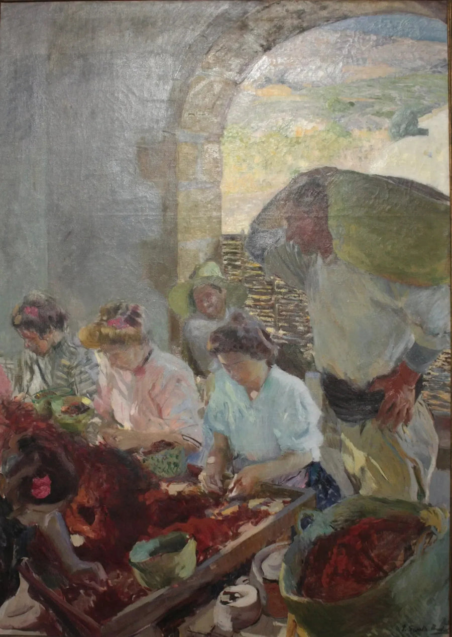 La Préparation des raisins secs - Joaquín Sorolla