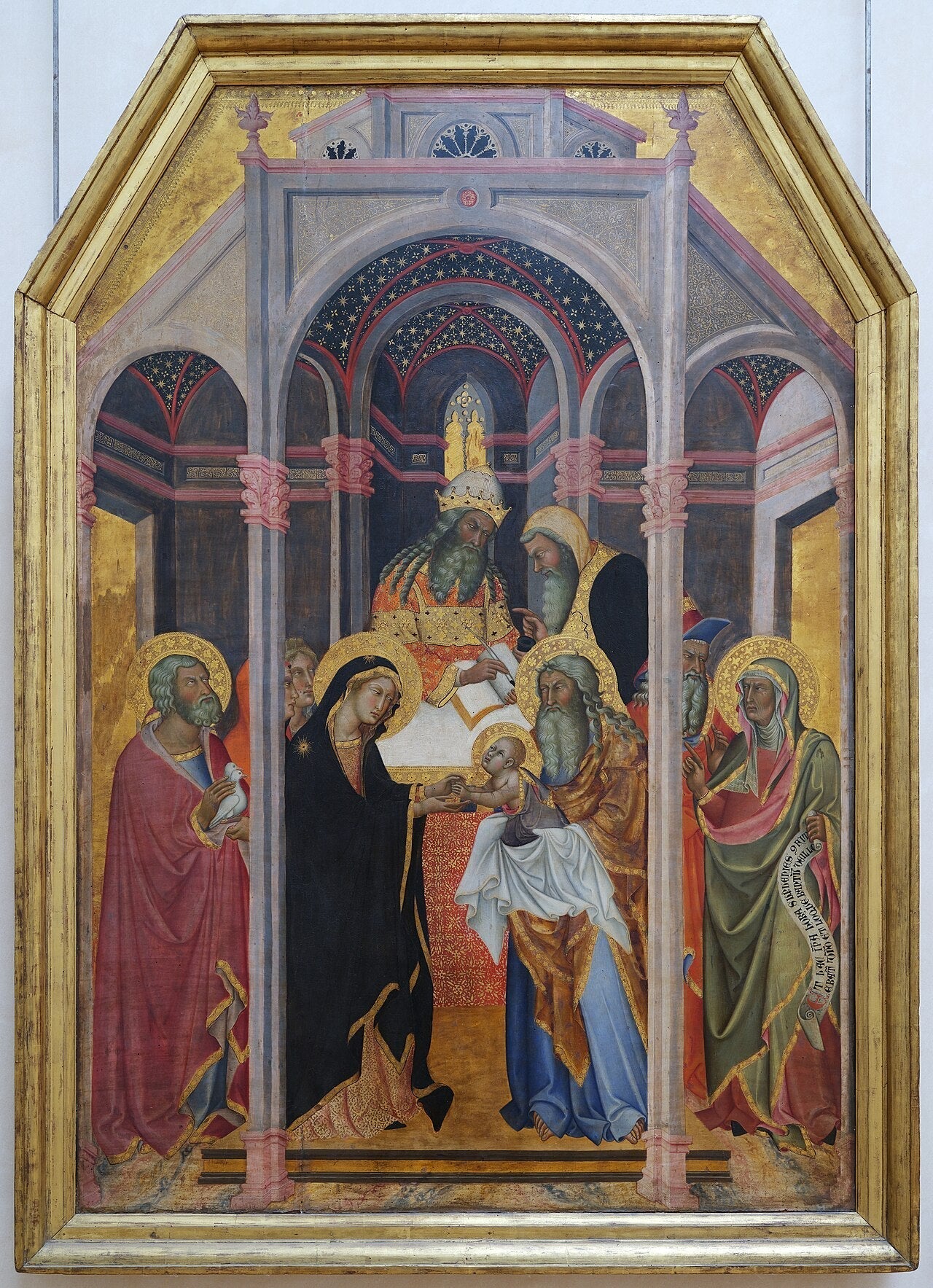 La Présentation au Temple - Bartolo di Fredi image 2 reproduction de peinture à l’huile