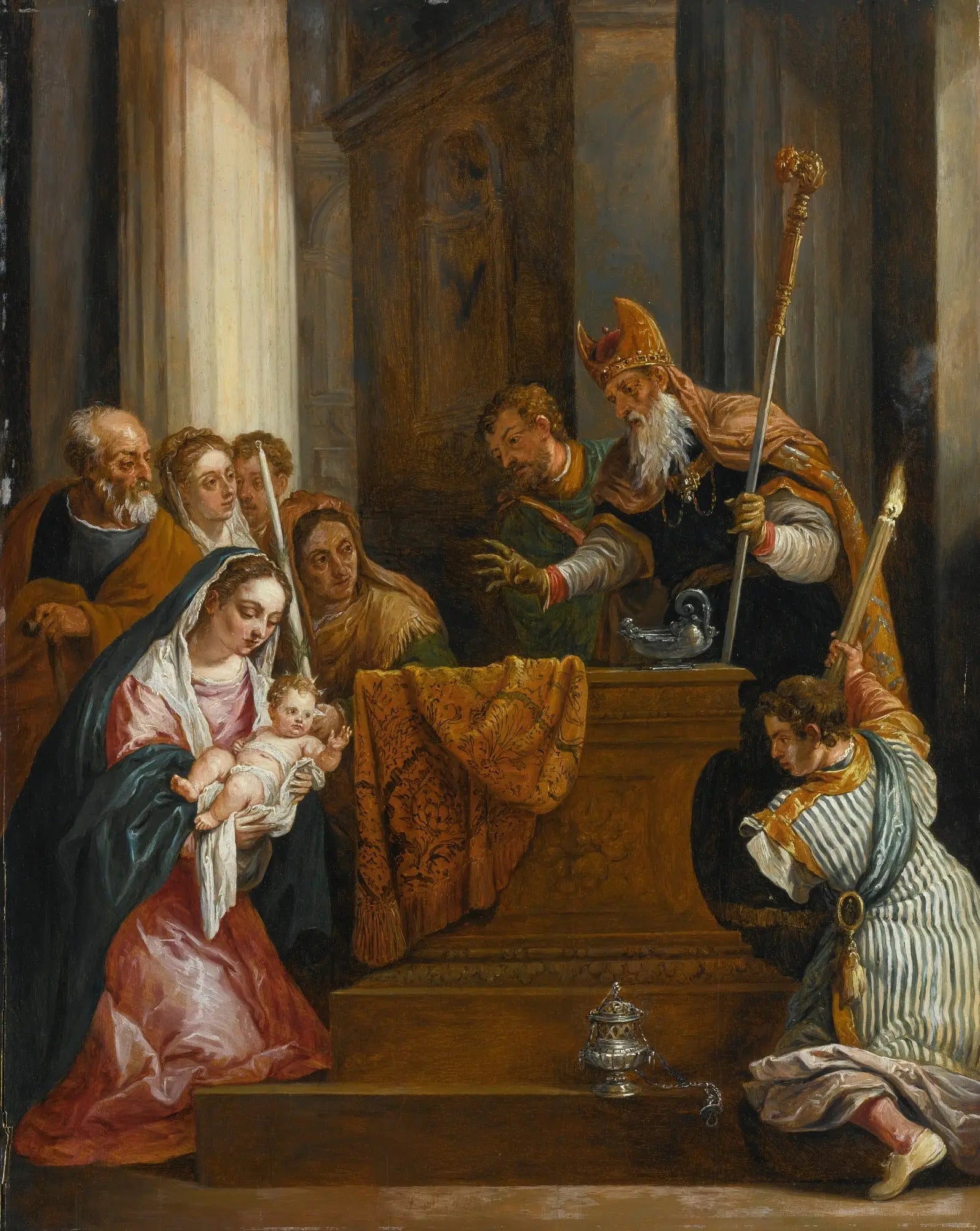 La Présentation au Temple - David Teniers le Jeune image 1 tableau peint à l’huile sur toile