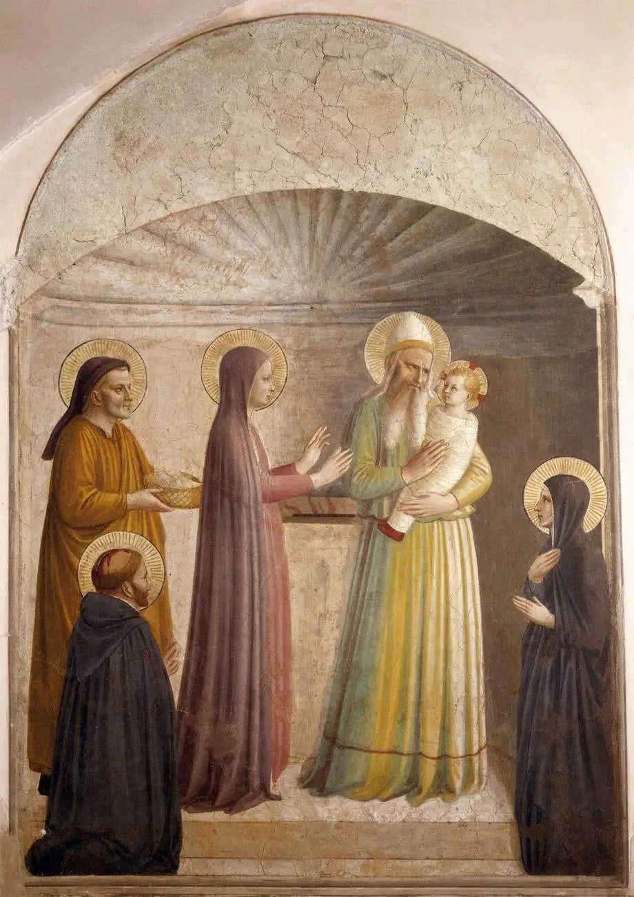 La Présentation au Temple - Fra Angelico image 1 reproduction réalisée par Alpha Reproduction