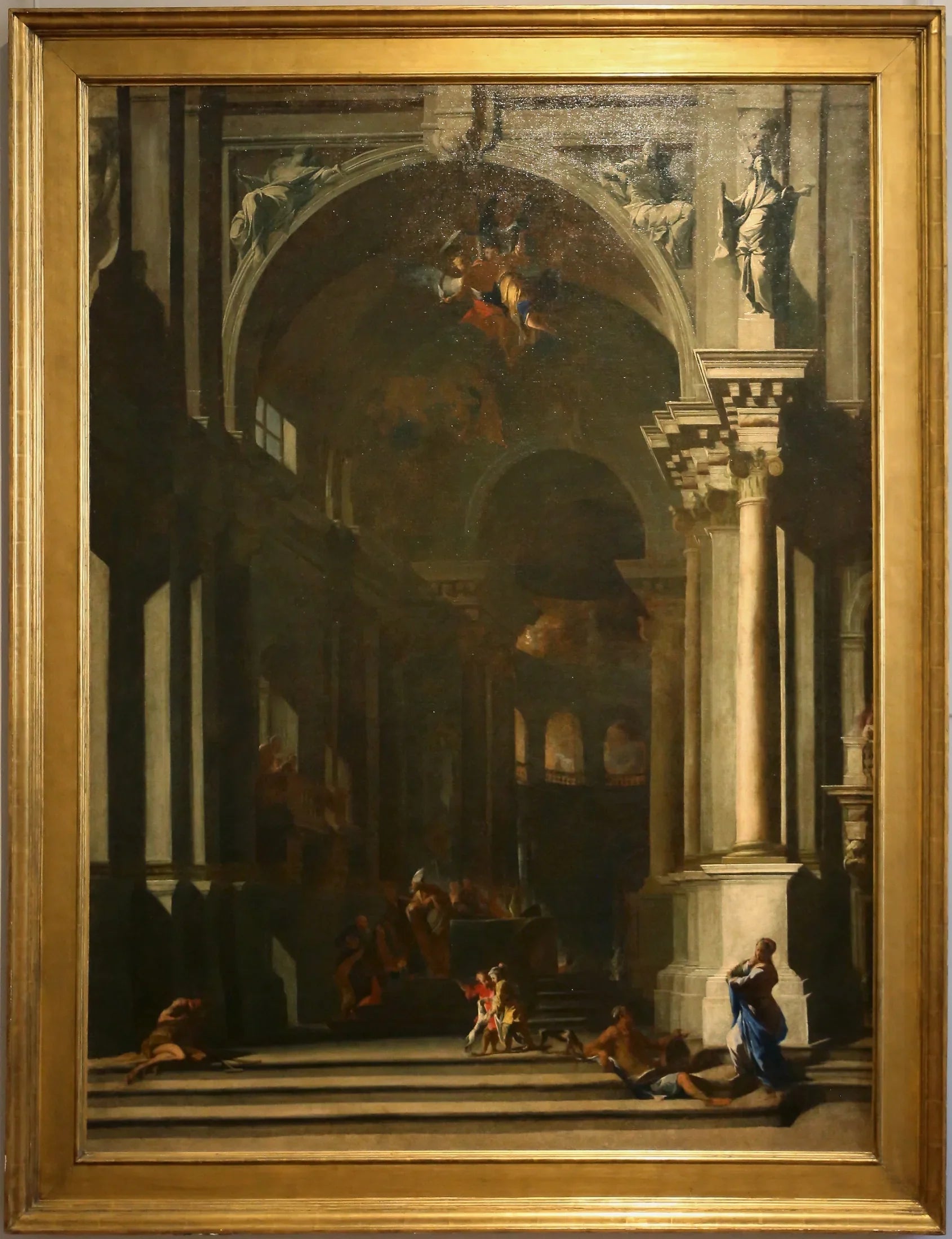 La présentatrice au Temple - Andrea Pozzo image 1 reproduction artisanale de tableau