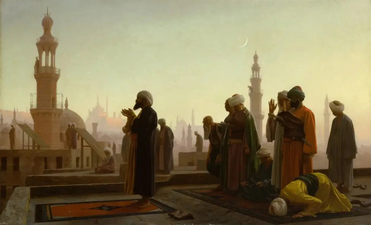 La prière au Caire - Jean-Léon Gérôme image 1 reproduction de peinture à l’huile