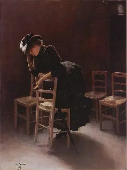 La Prière - Jean Béraud image 1 reproduction artisanale de tableau