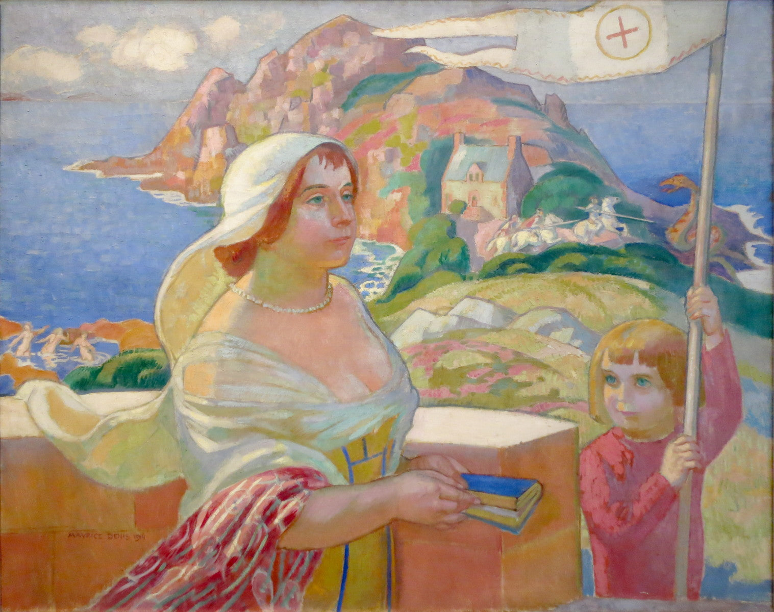La Princesse dans la tour - Maurice Denis image 1 reproduction de peinture à l’huile