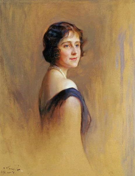 La princesse Elizabeth, duchesse d'York - Philip de László image 1 copie de tableau peinte à la main