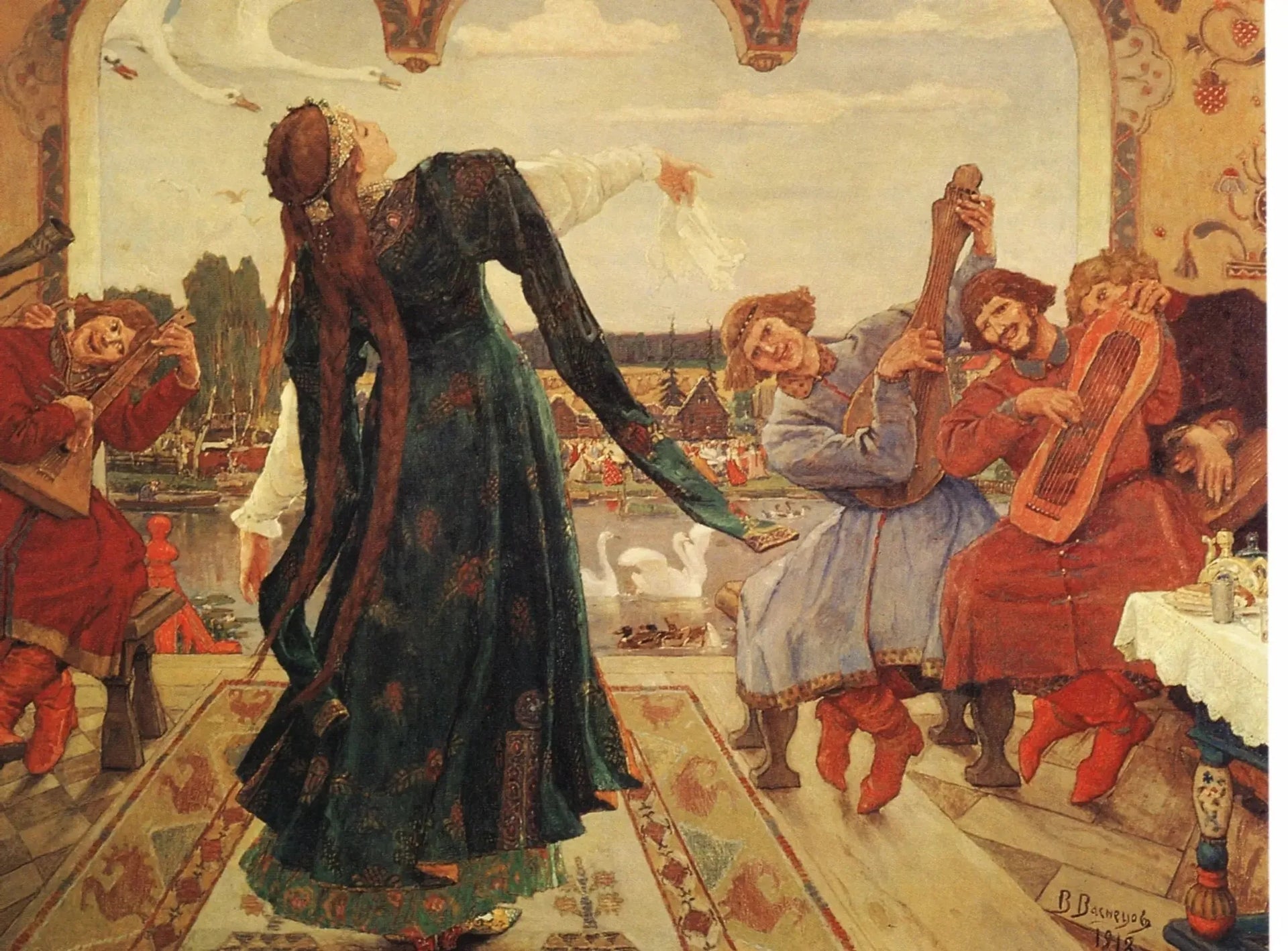 La Princesse Grenouille - Viktor Vasnetsov image 1 copie peinte à la main à l’huile