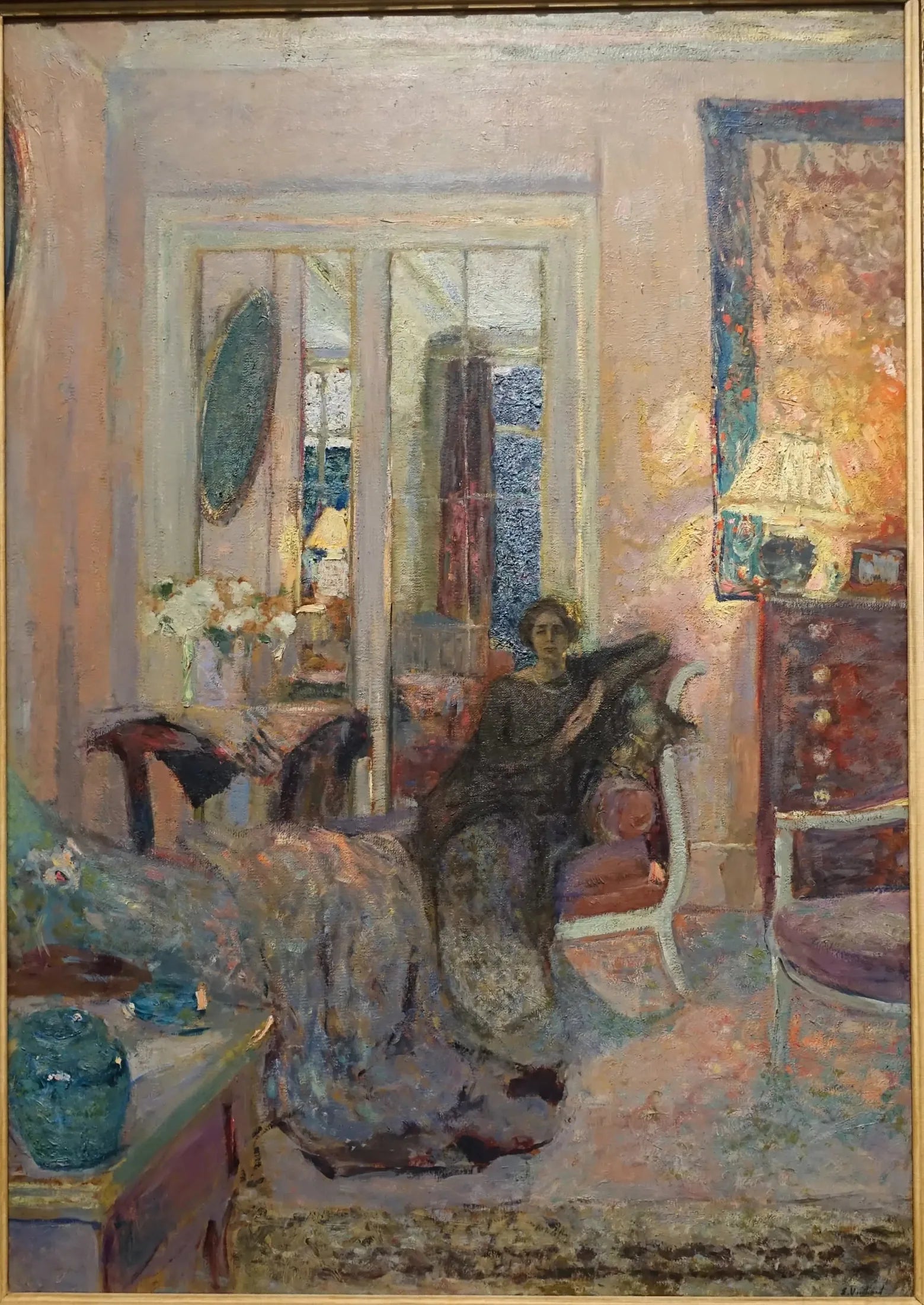 La princesse Marthe Bibesco - Édouard Vuillard image 1 tableau peint à l’huile sur toile