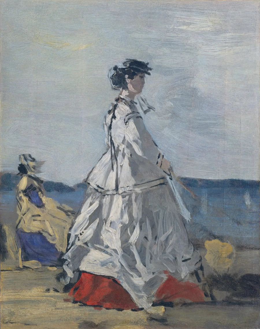 La princesse Pauline de Metternich sur la plage - Eugène Boudin
