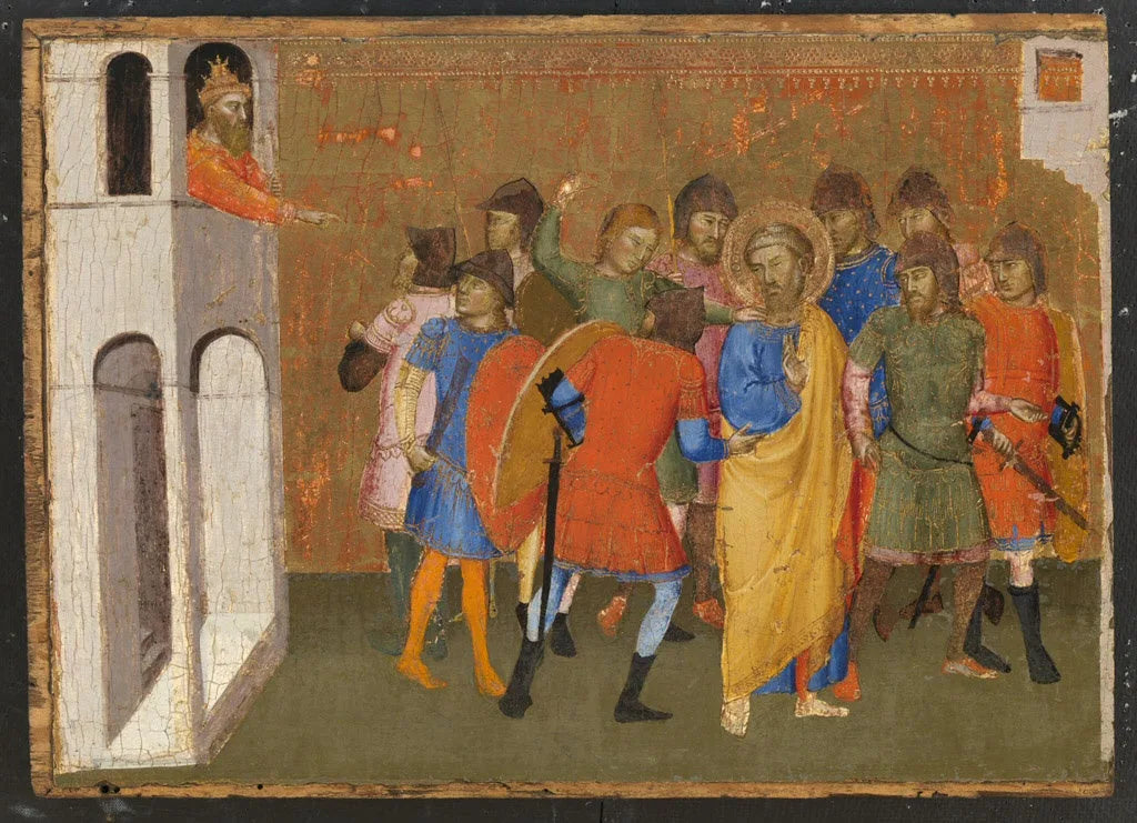 La prise de Saint Pierre - Jacopo di Cione image 1 copie peinte à la main à l’huile