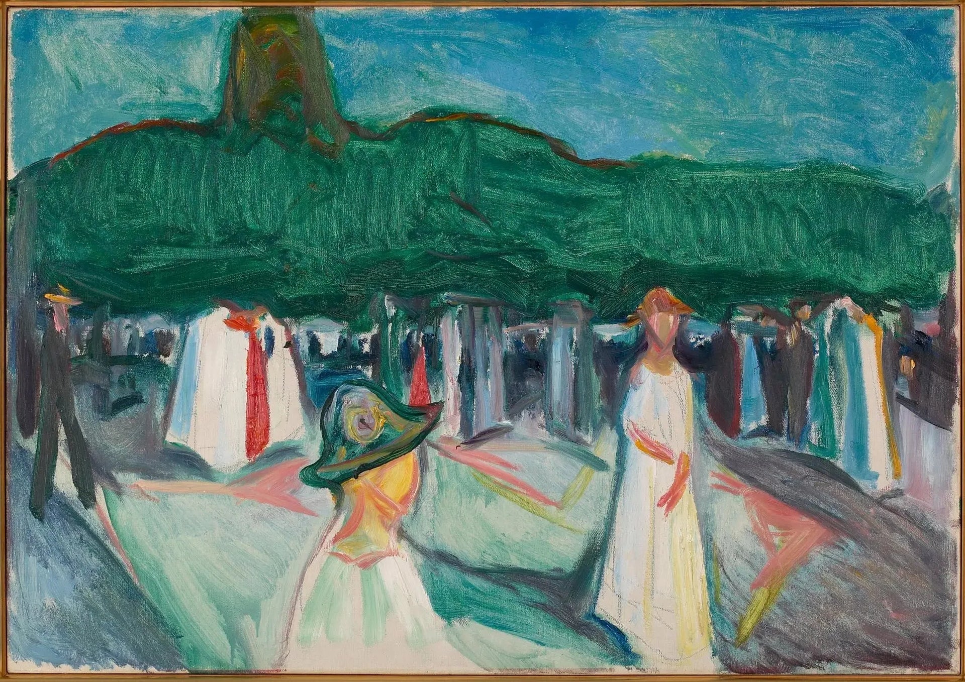 La Promenade - Edvard Munch image 1 reproduction de peinture à l’huile