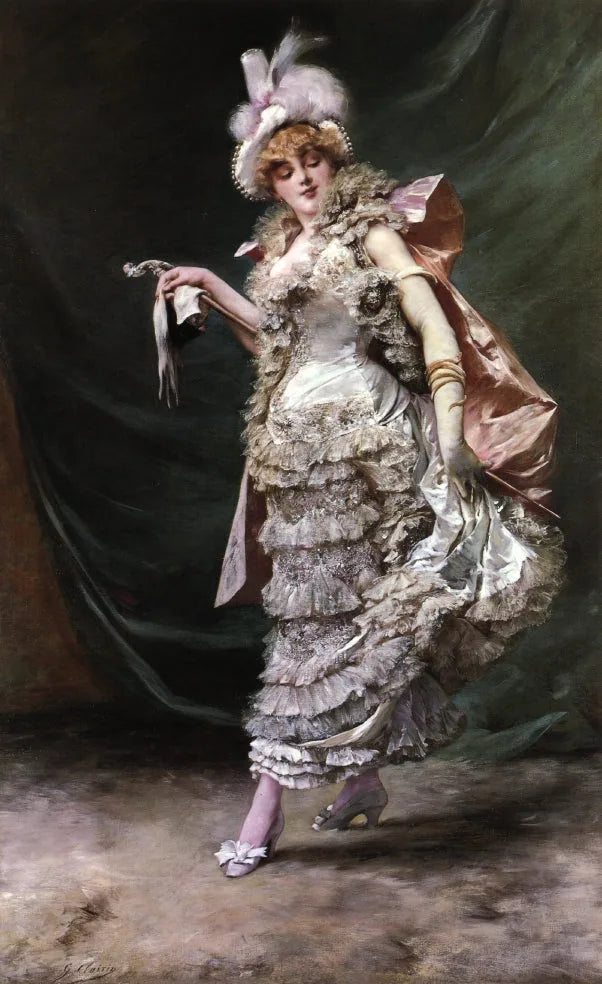 La Promenade - Georges Clairin image 1 reproduction artisanale de tableau