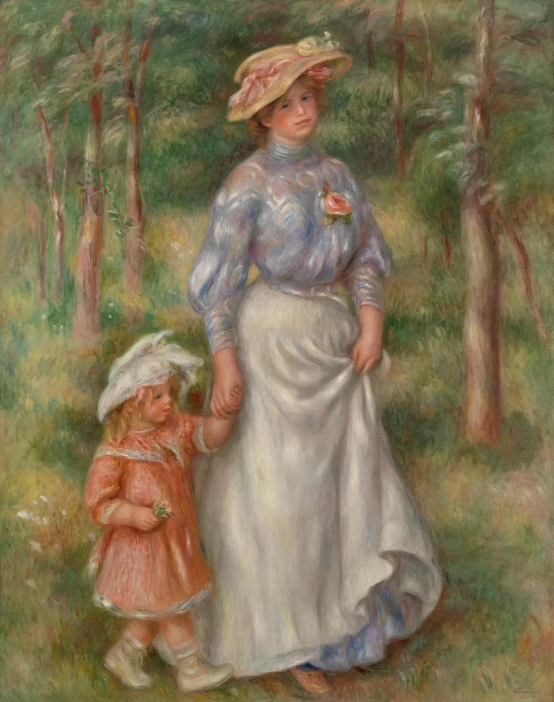 La Promenade - Pierre-Auguste Renoir