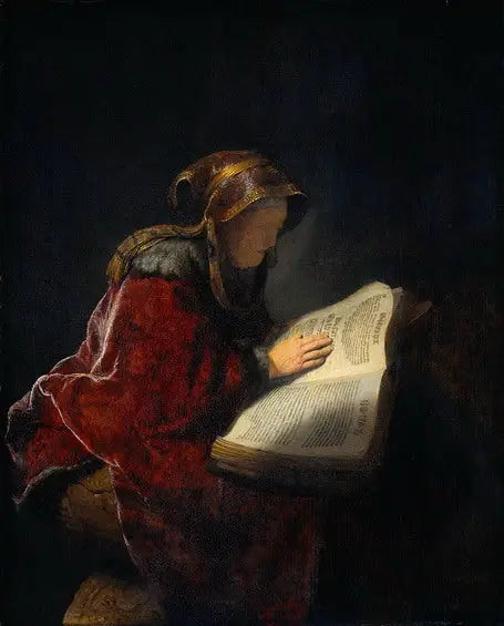 La Prophétesse Anne - Rembrandt
