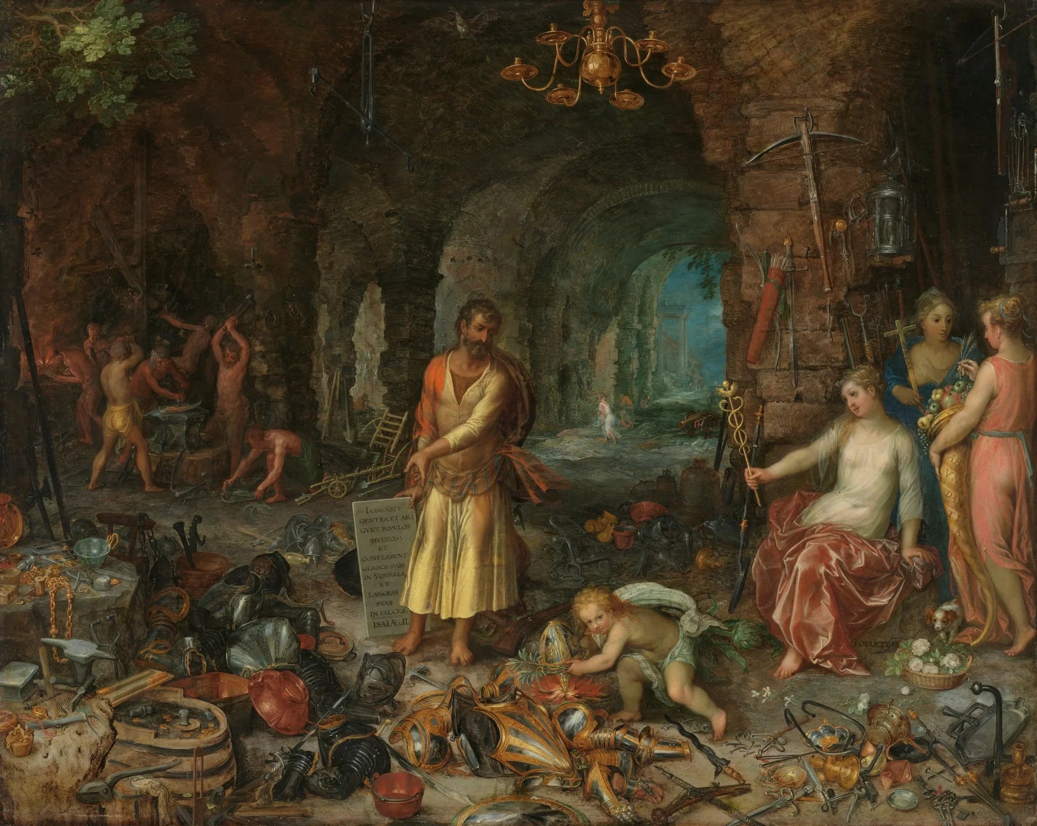 La prophétie d'Isaïe - Jan Brueghel l'Ancien image 1 reproduction d’œuvre d’art à l’huile