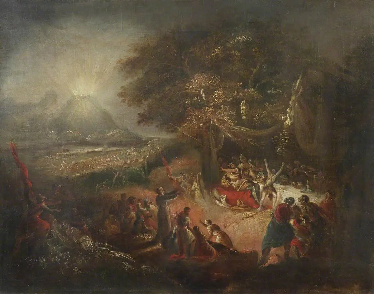 La prophétie - John Martin image 1 tableau peint à l’huile sur toile