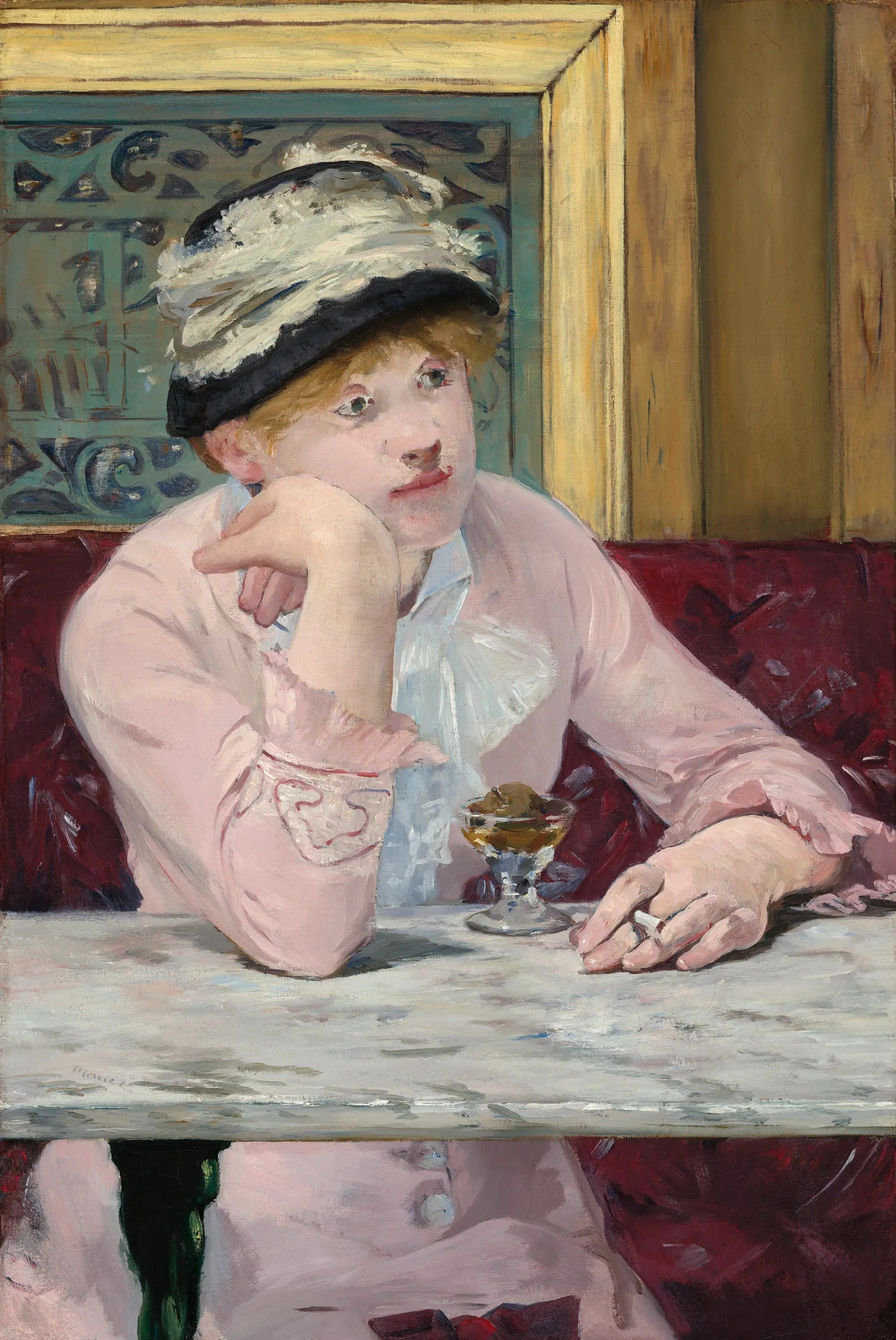 La Prune - Édouard Manet image 1 copie de tableau peinte à la main