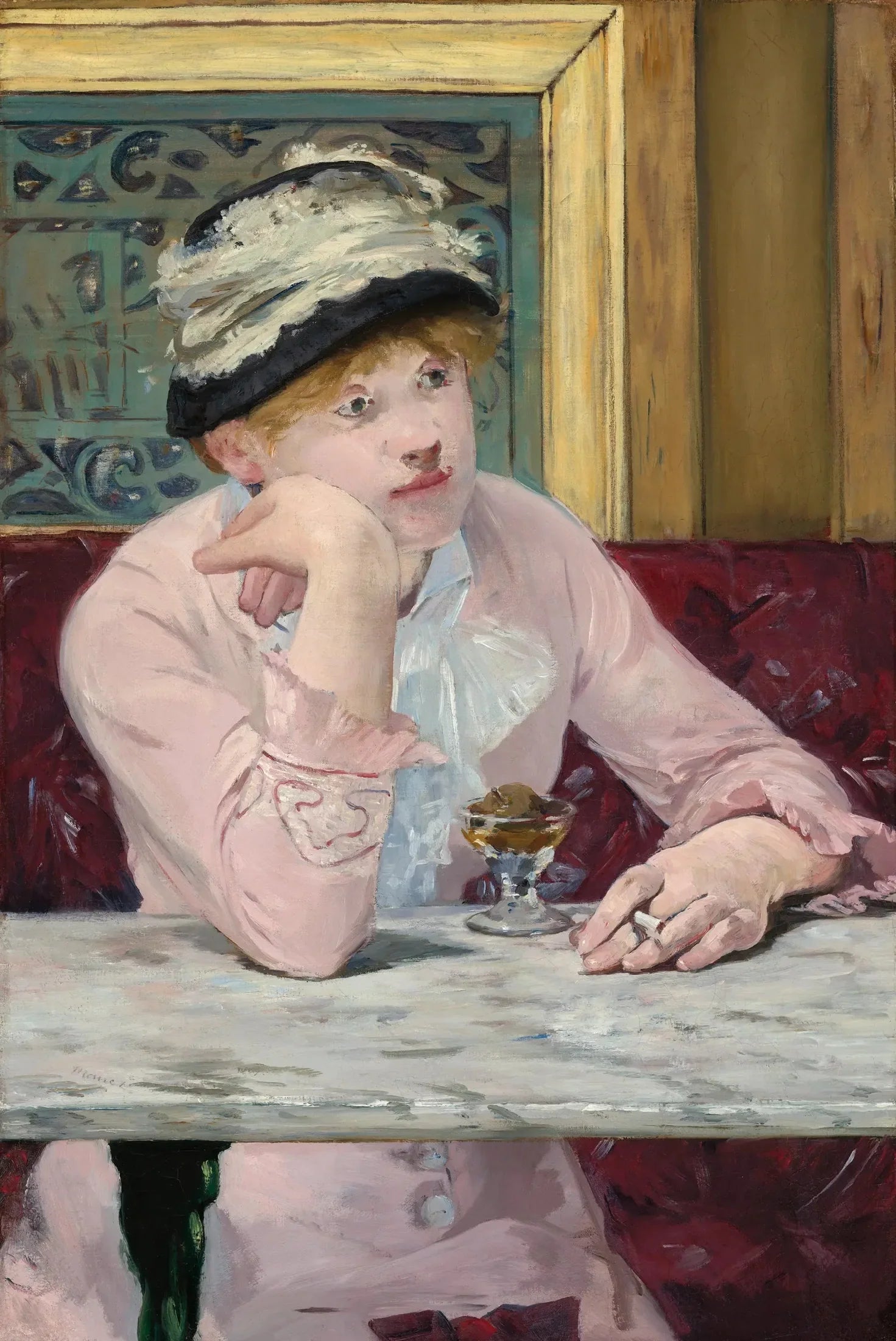 La Prune - Édouard Manet image 1 copie de tableau peinte à la main