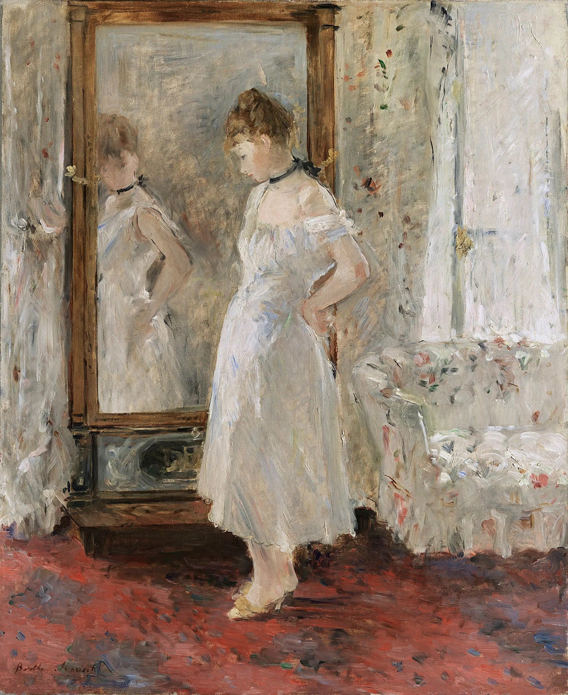 La Psyché - Berthe Morisot image 1 reproduction artisanale de tableau
