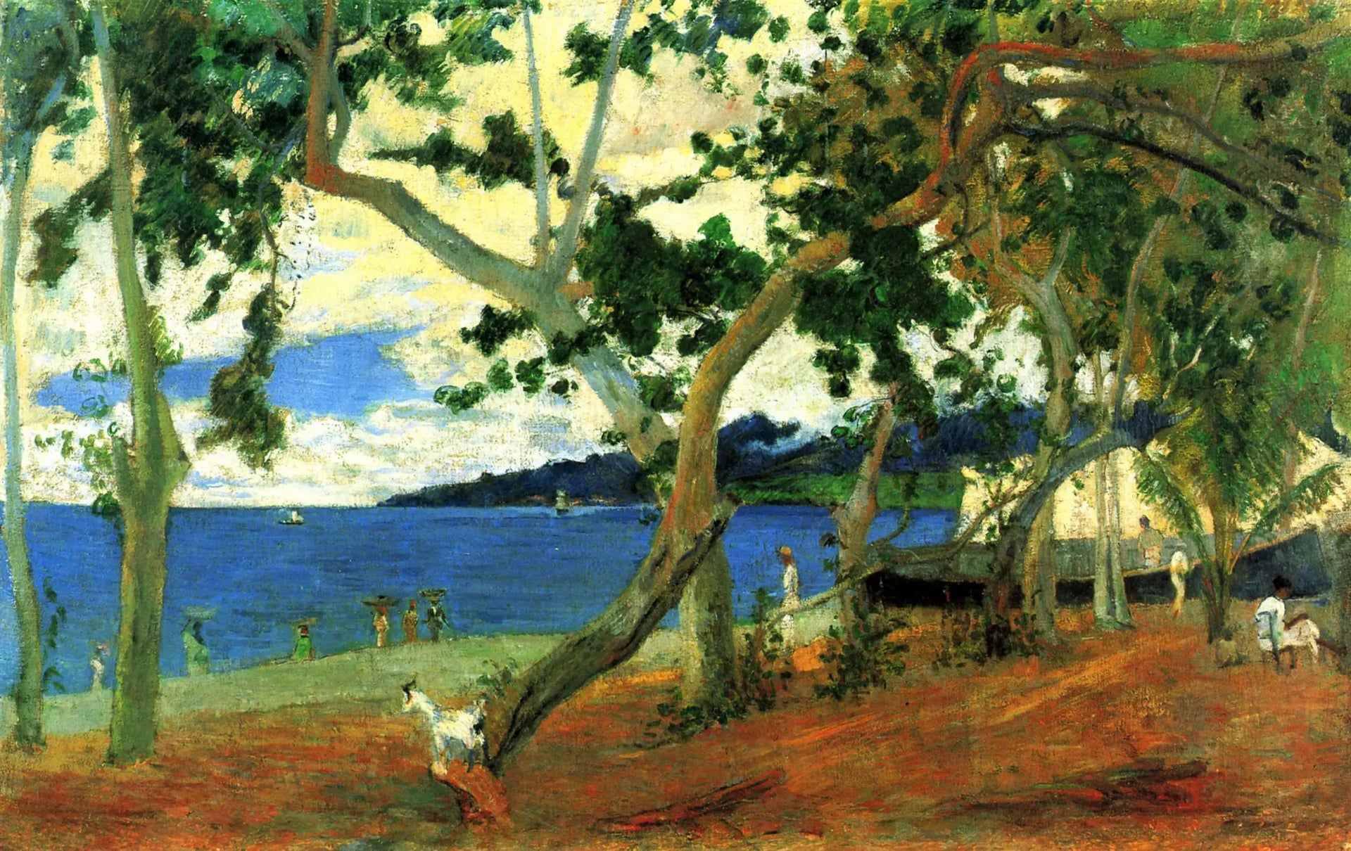 La Rade de Saint-Pierre vue de l'anse Turin - Paul Gauguin image 1 copie peinte à la main à l’huile