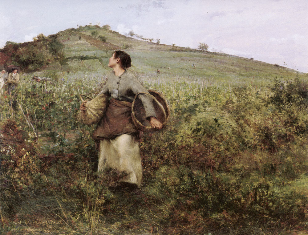 La récolte du raisin - Jules Bastien-Lepage image 1 tableau peint à l’huile sur toile