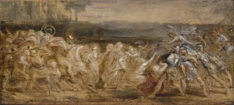 La réconciliation des Romains et des Sabins - Peter Paul Rubens