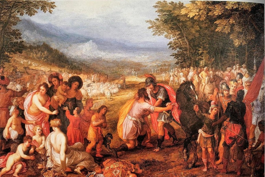 La réconciliation entre Jacob et Ésaü - Jan Brueghel l'Ancien