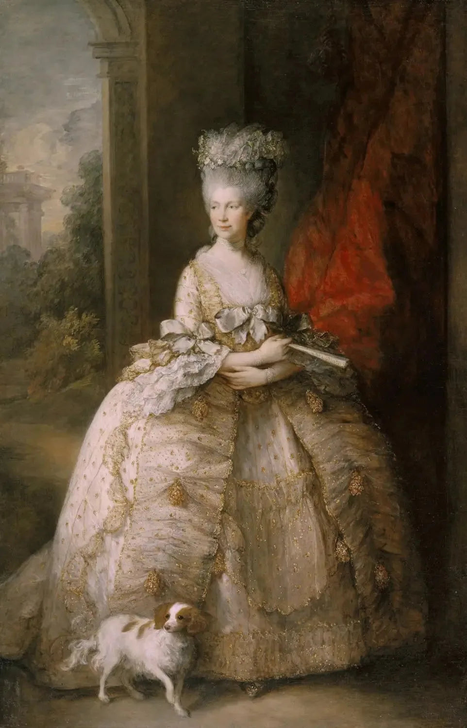 La reine Charlotte (1744-1818) - Thomas Gainsborough image 1 reproduction de peinture à l’huile