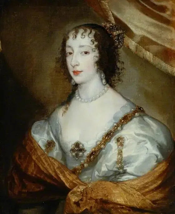 La reine Henriette Marie (1609–1669) - Antoine van Dyck image 1 reproduction d’œuvre d’art à l’huile