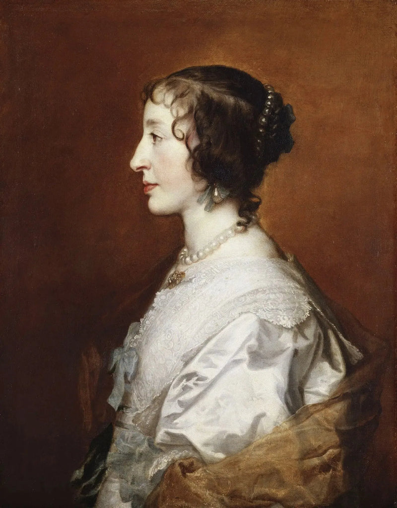 La reine Henriette Marie (1609–1669) - Antoine van Dyck