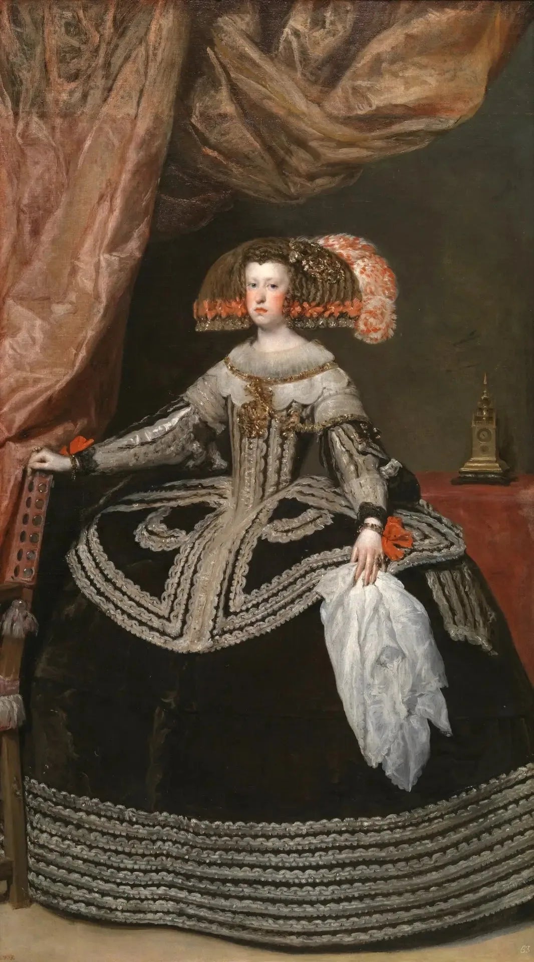 La Reine Marianne d'Autriche - Diego Velázquez image 1 tableau peint à l’huile sur toile