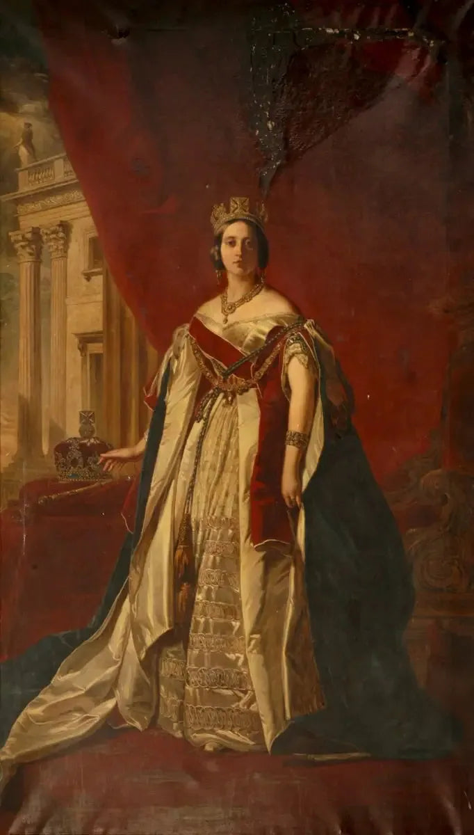 La reine Victoria (1819–1901) - Franz Xaver Winterhalter image 1 tableau peint à l’huile sur toile