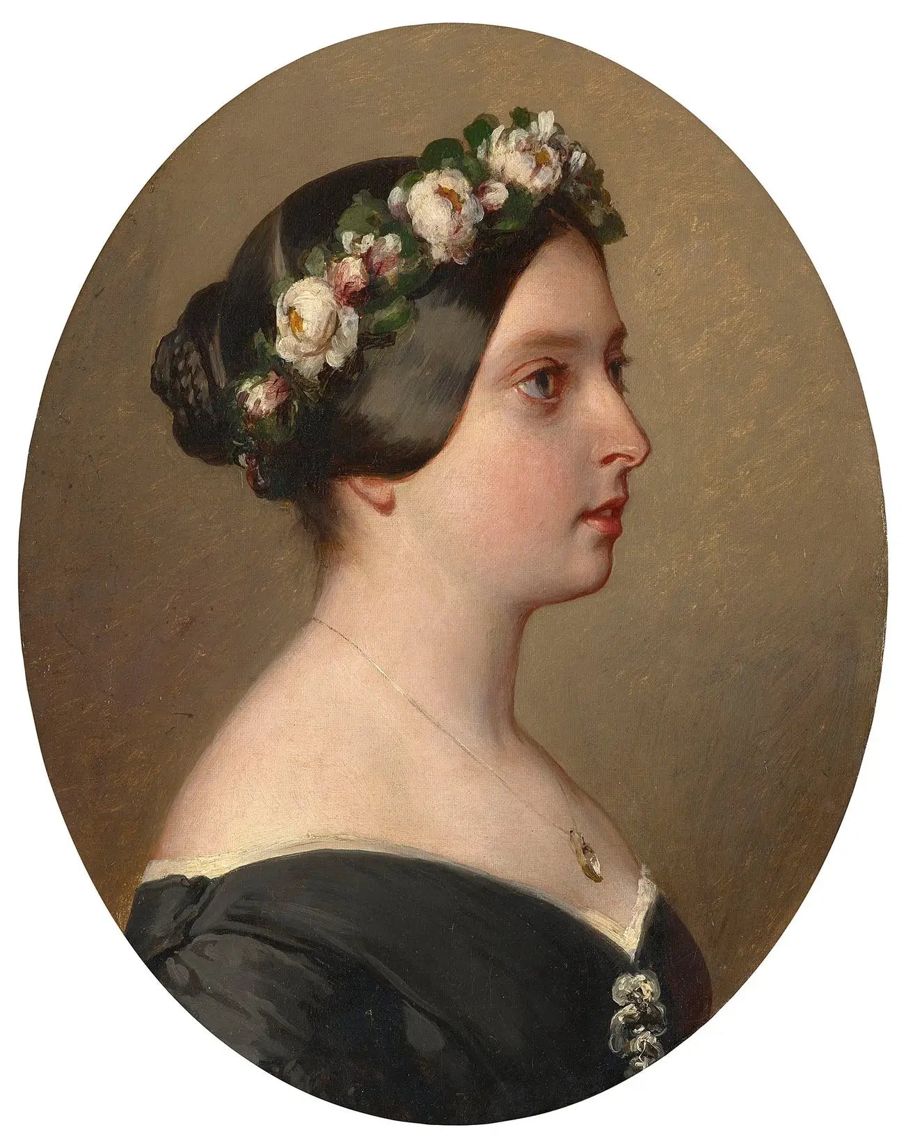 La reine Victoria (1819-1901) - Franz Xaver Winterhalter image 1 reproduction d’œuvre d’art à l’huile