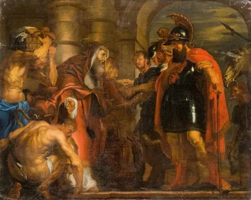 La rencontre d'Abraham et de Melchisédech - Peter Paul Rubens image 1 reproduction réalisée par Alpha Reproduction