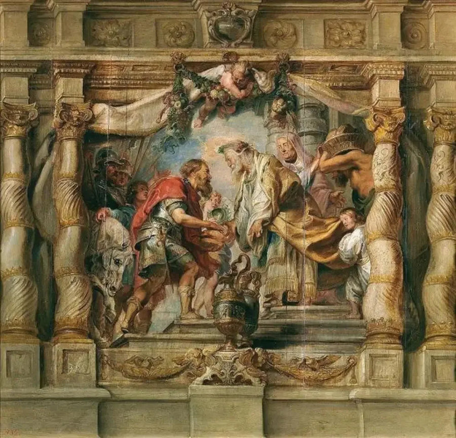 La rencontre d'Abraham et de Melchisédek - Peter Paul Rubens
