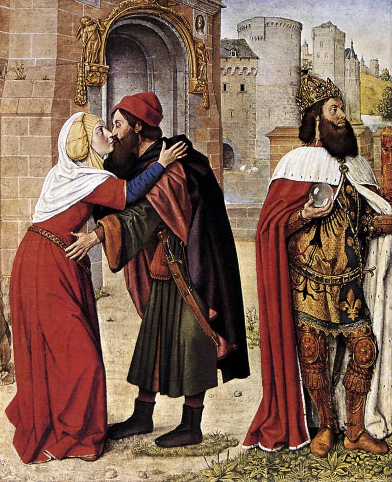 La Rencontre d'Anne et Joachim à la Porte Dorée - Jean Hey