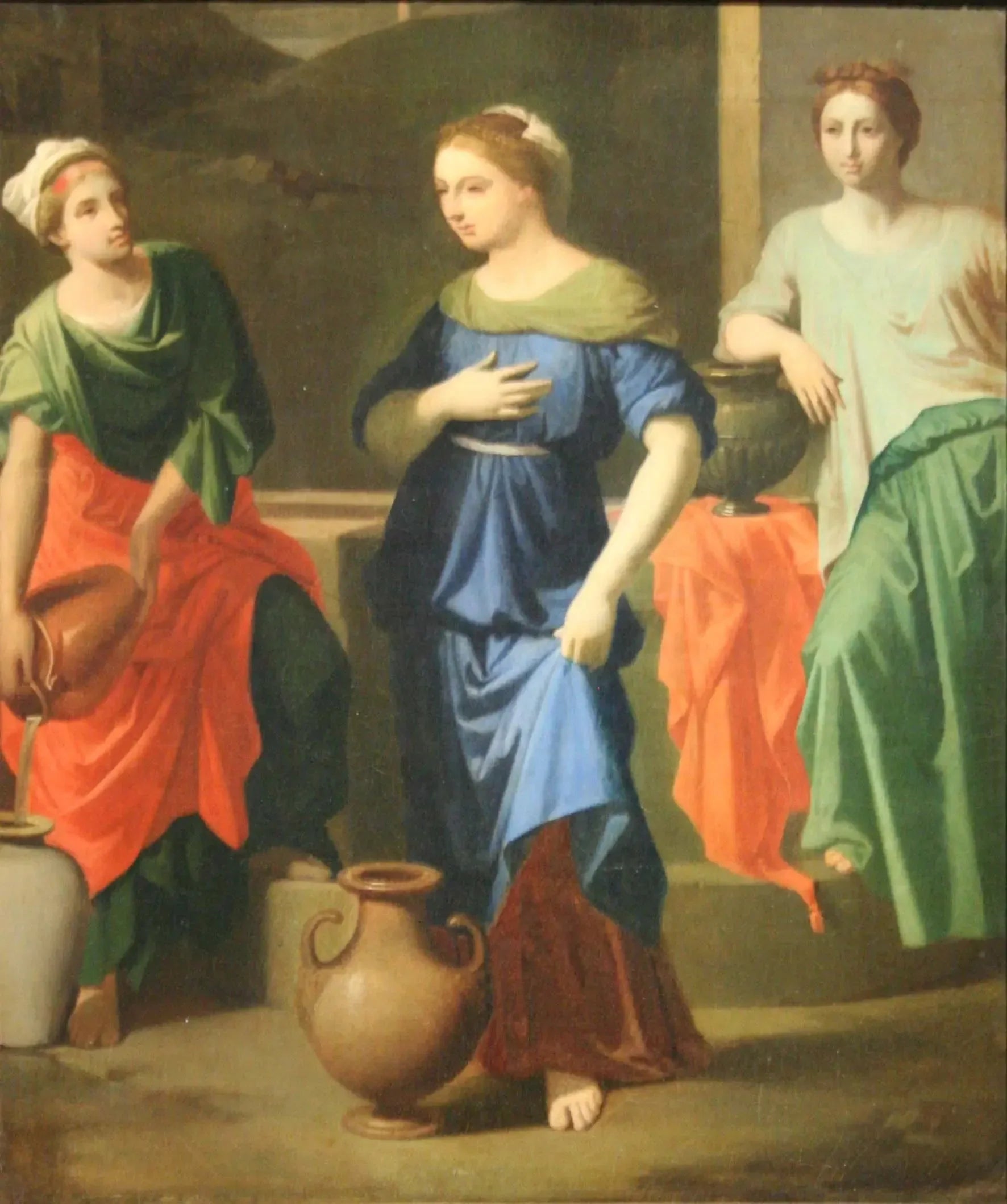 La rencontre d'Eliezer et Rébecca - Jean-Auguste-Dominique Ingres image 1 reproduction d’œuvre d’art à l’huile