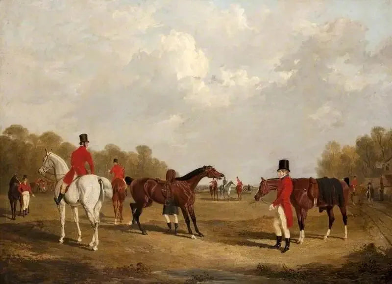 La rencontre - John Frederick Herring, Sr.
