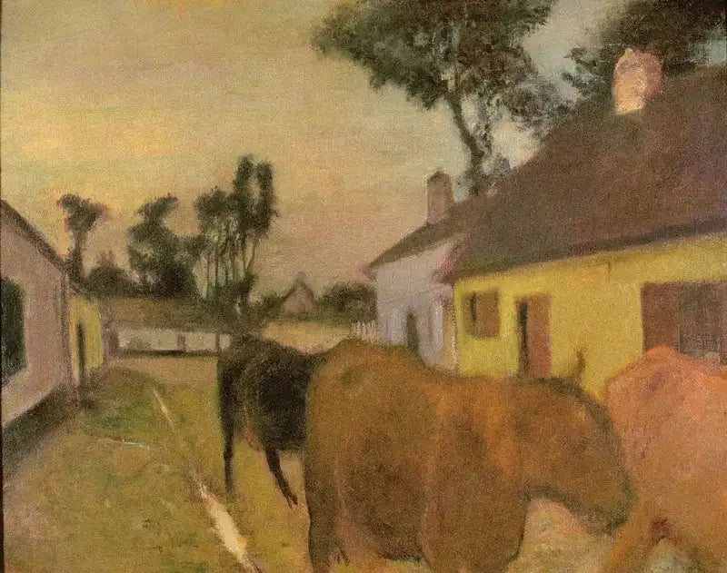 La rentrée du troupeau - Edgar Degas