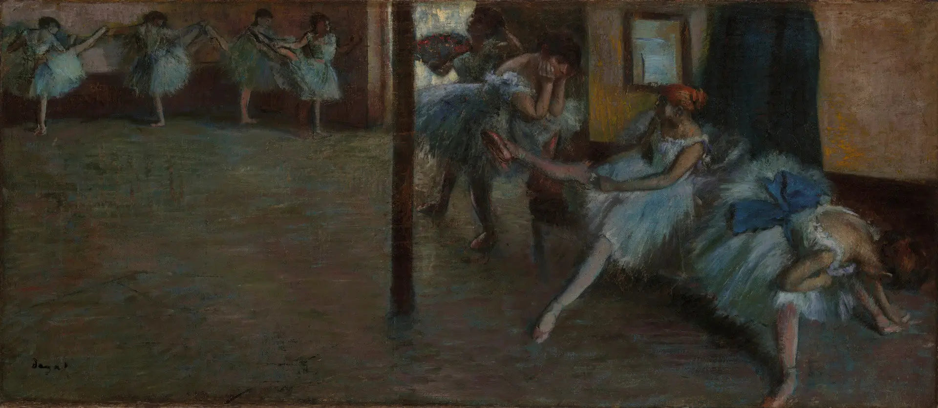 La répétition du ballet - Edgar Degas image 1 copie peinte à la main à l’huile