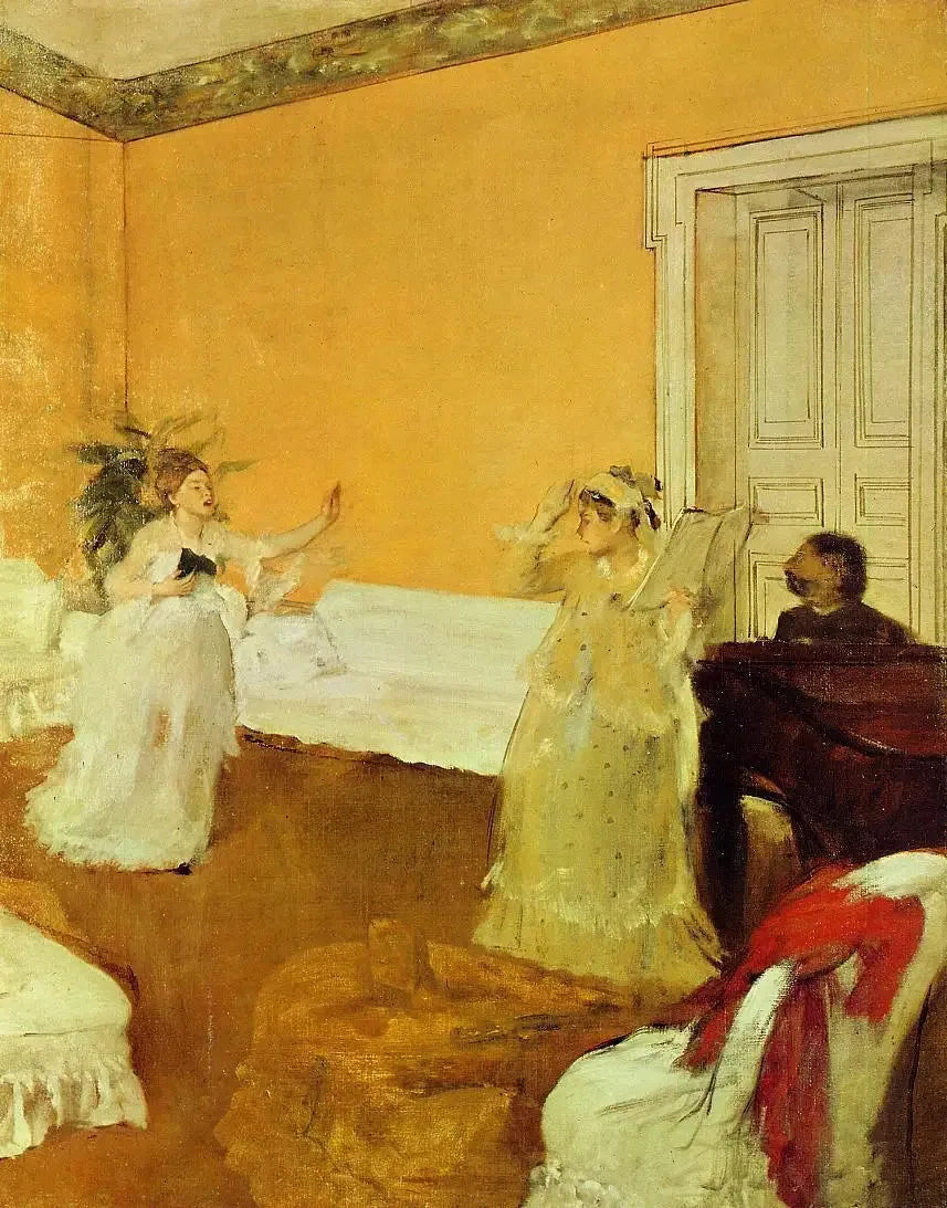 La répétition du chant - Edgar Degas