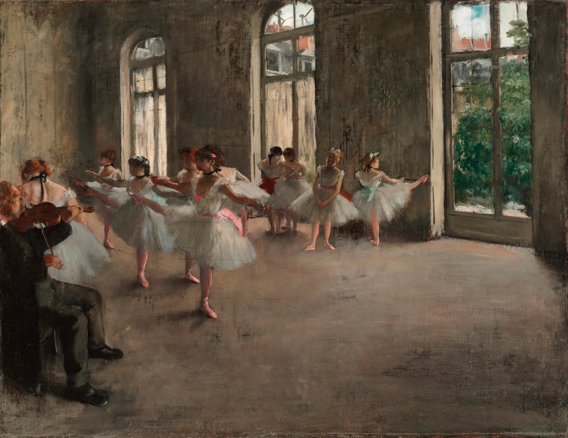 La répétition - Edgar Degas image 1 copie de tableau peinte à la main
