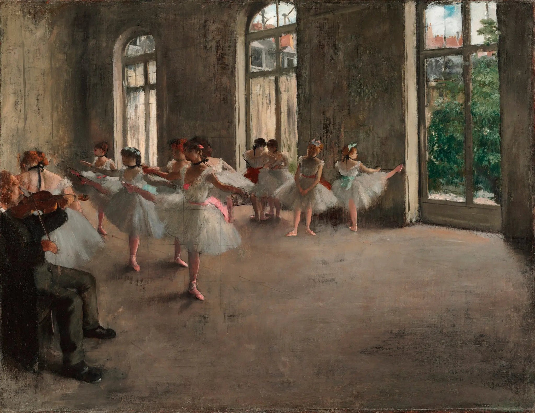 La répétition - Edgar Degas image 1 copie de tableau peinte à la main