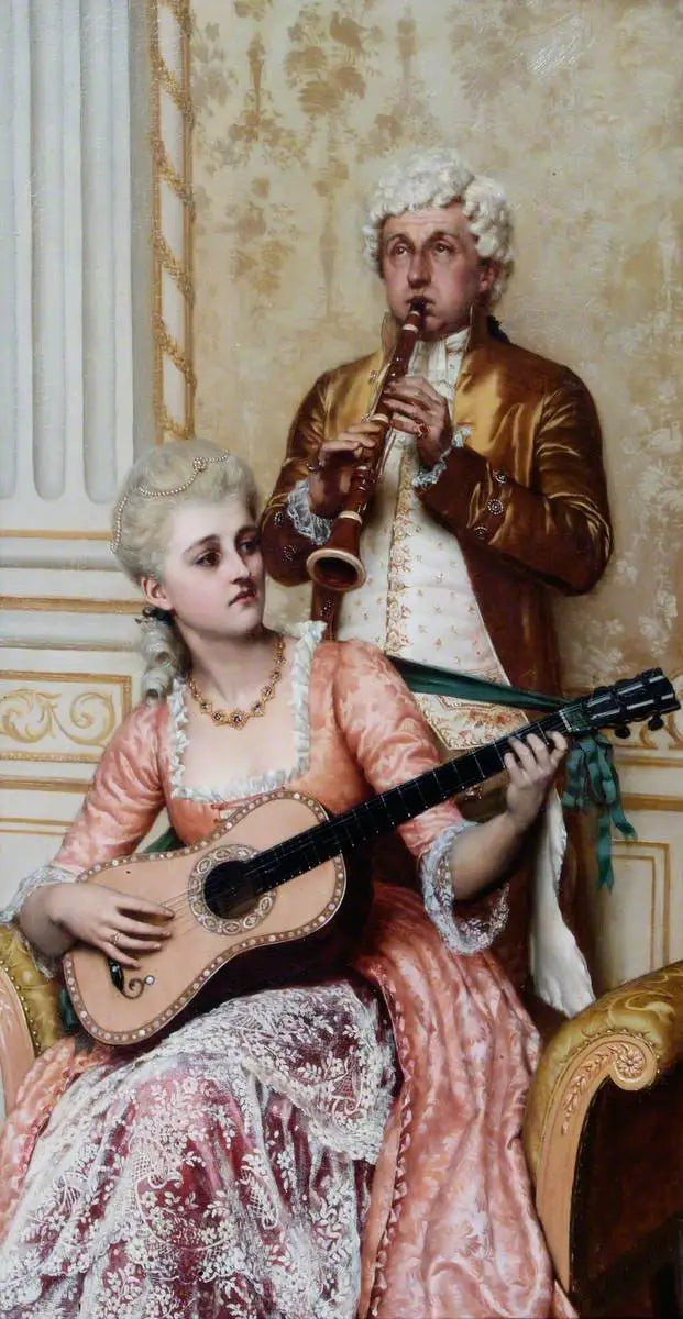 La répétition - Edmund Blair Leighton