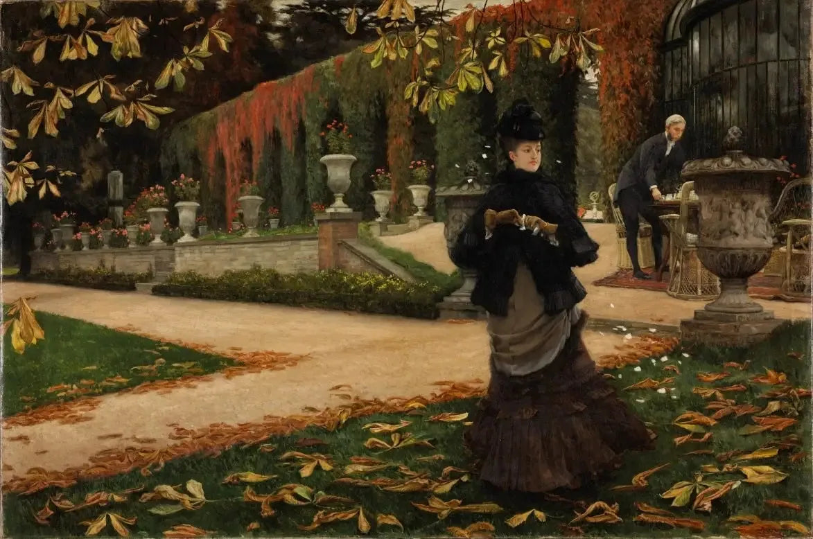 La réponse [La lettre] - James Tissot image 1 copie peinte à la main à l’huile