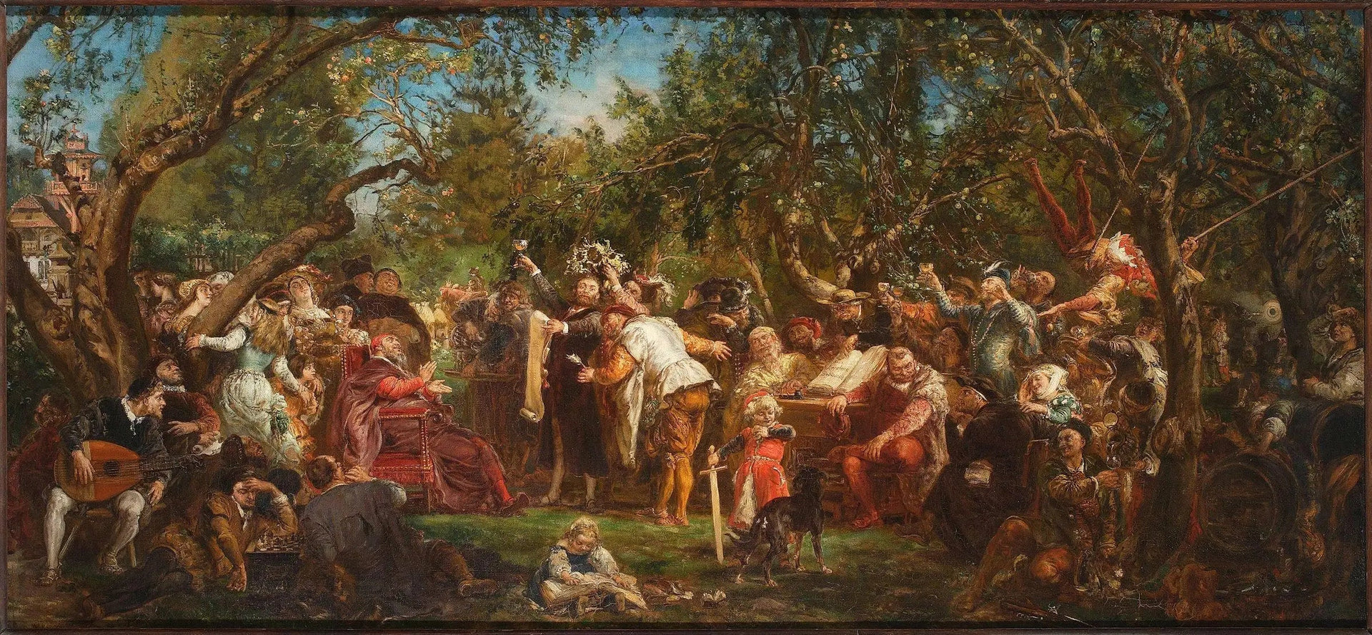 La République de Babin. - Jan Matejko image 1 reproduction artisanale de tableau