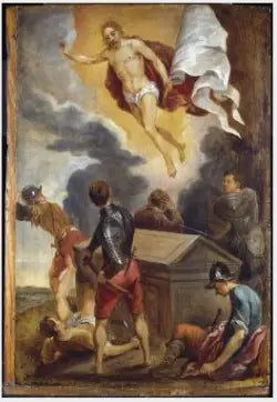 La Résurrection - David Teniers le Jeune image 1 reproduction de peinture à l’huile