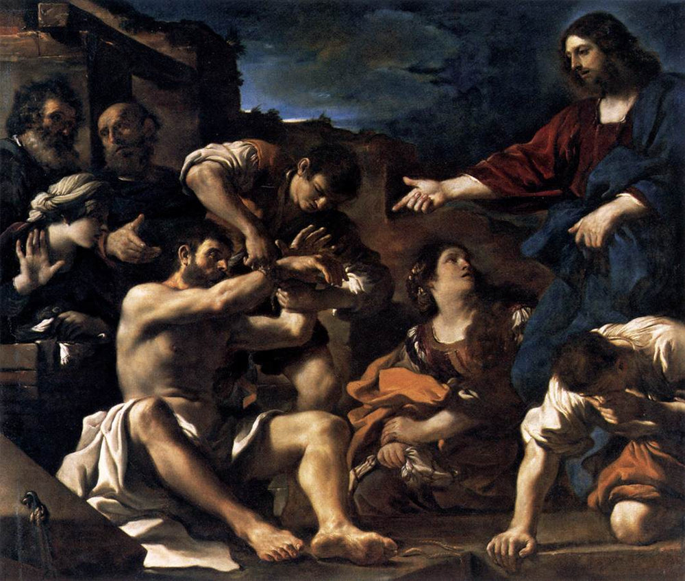 La Résurrection de Lazare - Guercino - Alpha Reproduction