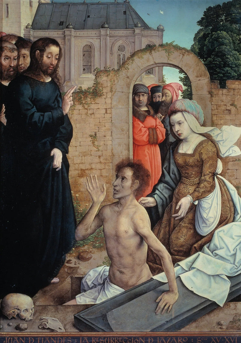 La Résurrection de Lazare - Juan de Flandes