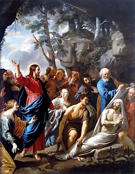 La Résurrection de Lazare - Philippe de Champaigne image 1 tableau peint à l’huile sur toile